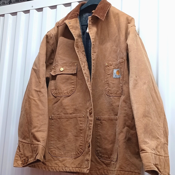 Carhatt Detroit Blankett Lined Winter Jacket Size 46R - Picture 13 of 13